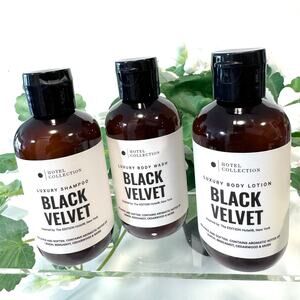 Hotel Collection "Black Velvet" luxury bath and Body Travel Set